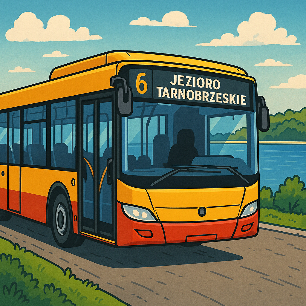 "Szóstką" nad Jezioro Tarnobrzeskie